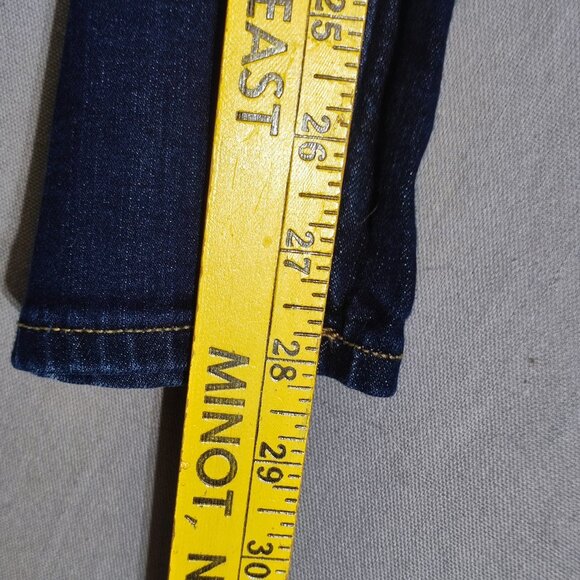 Gap Leggings/Jeggings mid rise skinny stretchy women's size 14 R ink blue colour - Picture 11 of 13